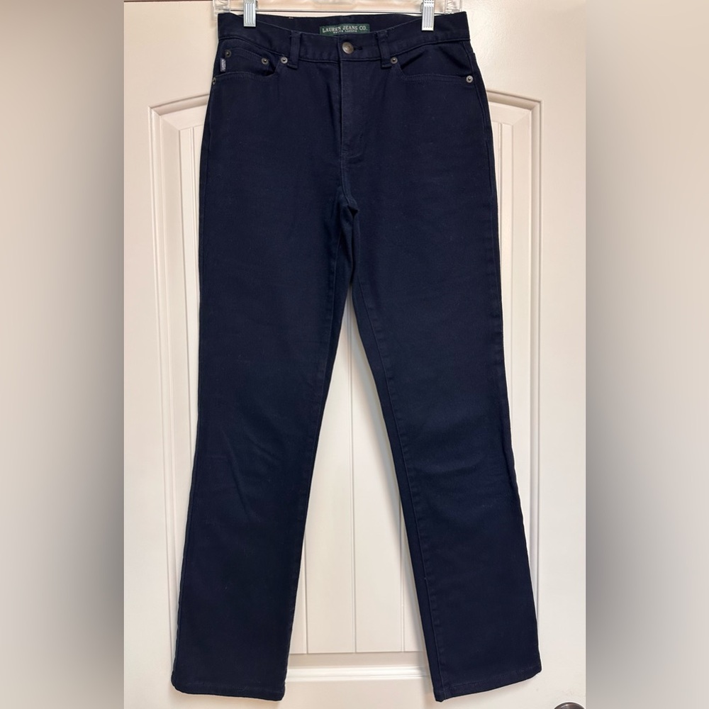Ralph Lauren Women's Navy Straight Leg Jeans